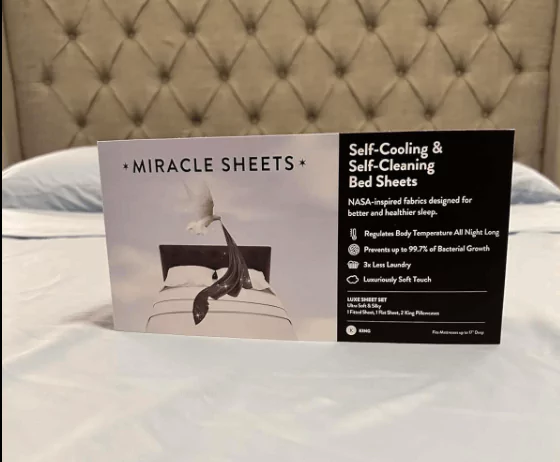 Miracle Sheets user Justin R.